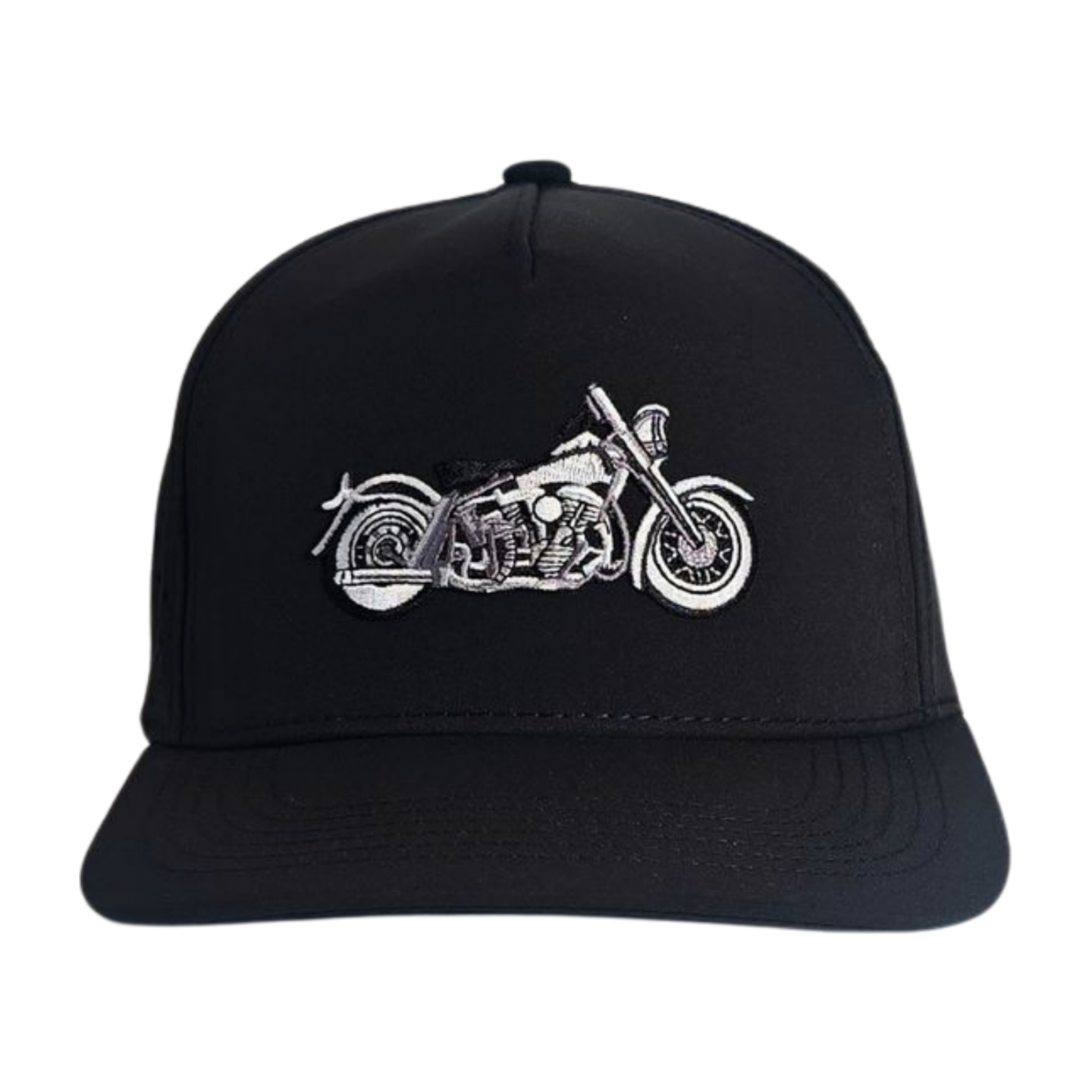 Black Biker Snapback