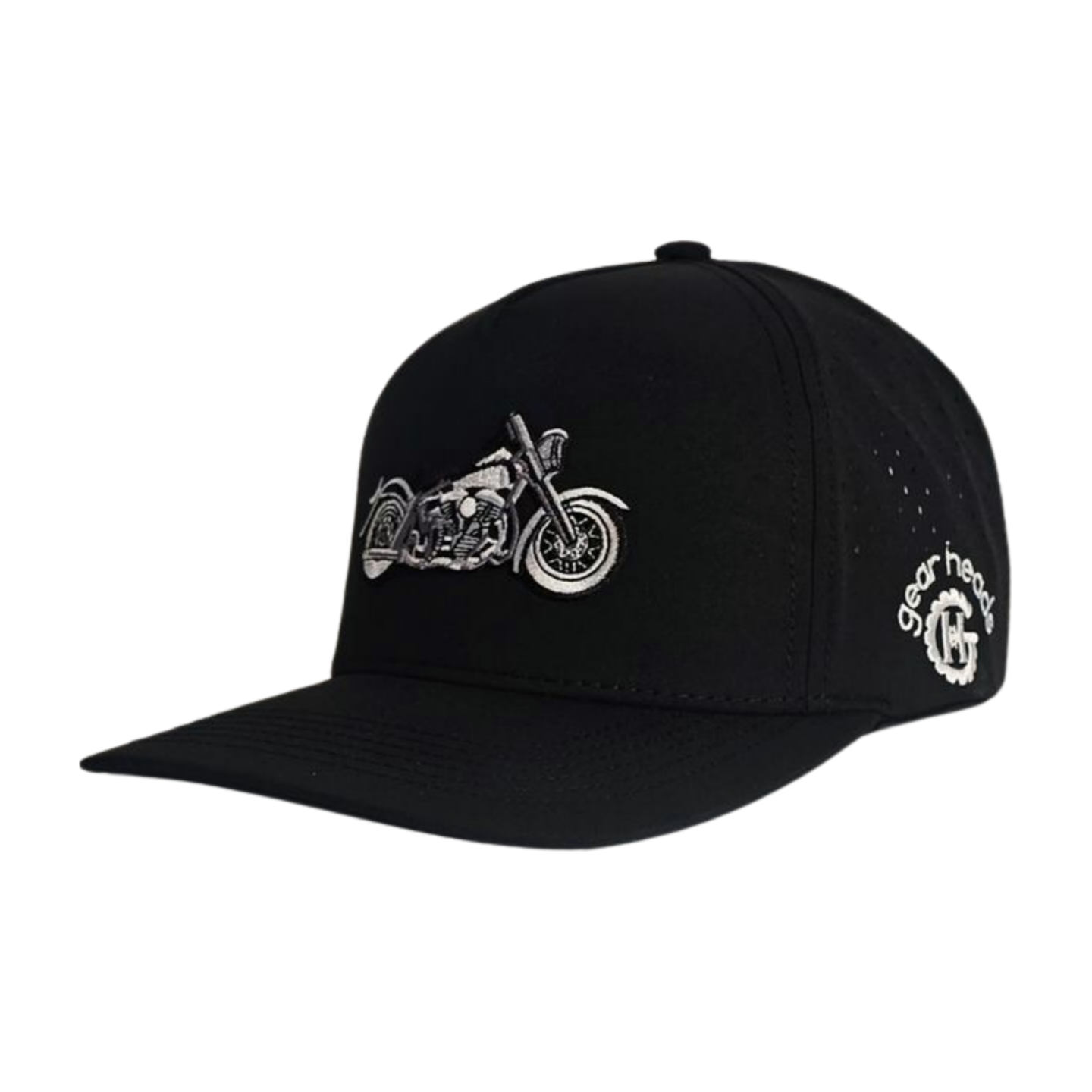 Black Biker Snapback