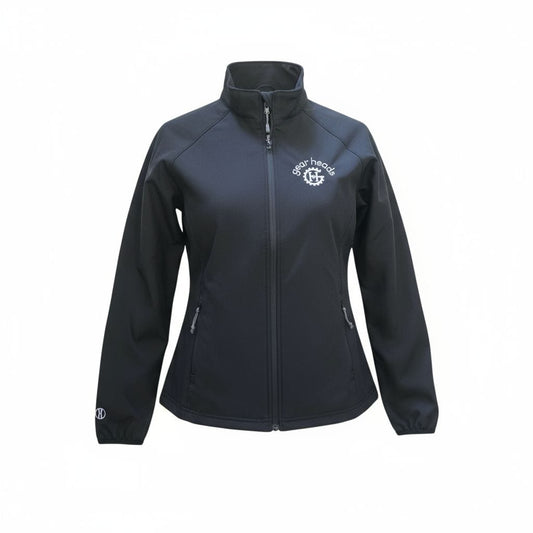 Women's Black Gear Heads Softshell Jacket