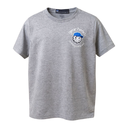 Kids Gear Heads T-Shirt - Light Grey