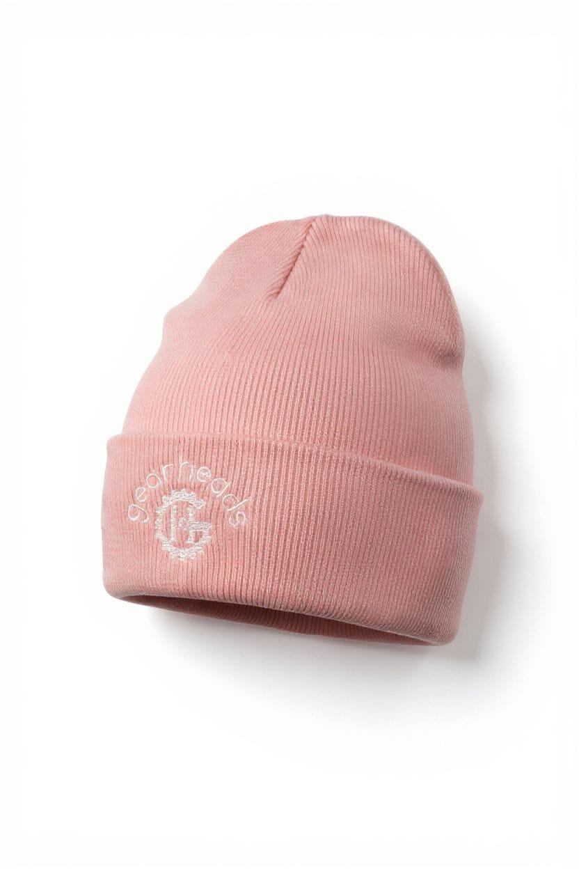 Gear Heads Embroidered Beanie