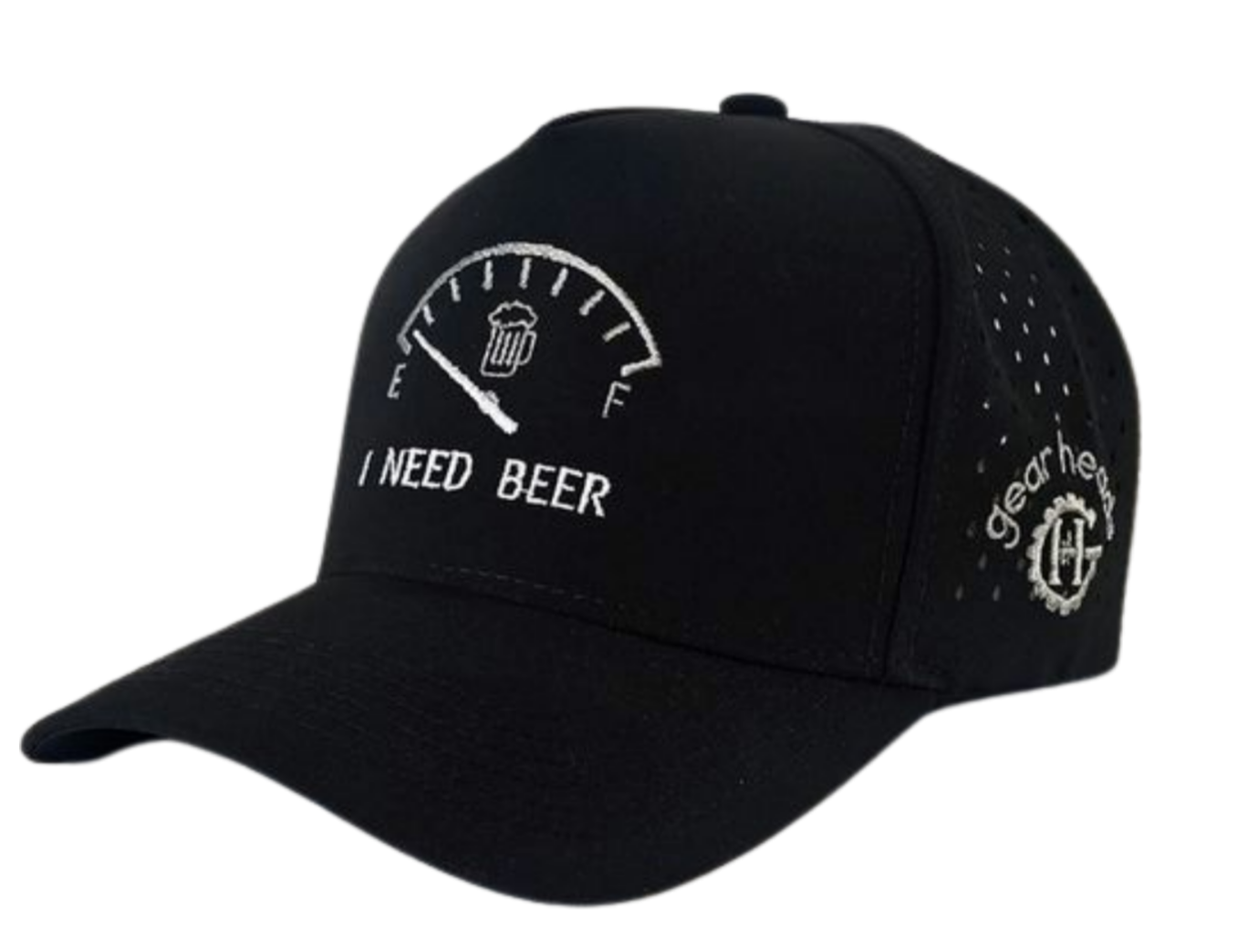 Black Beer Gauge Snapback
