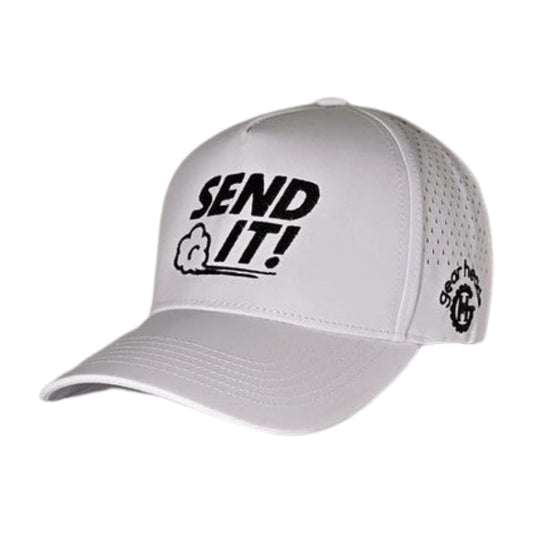 White Send It Snapback