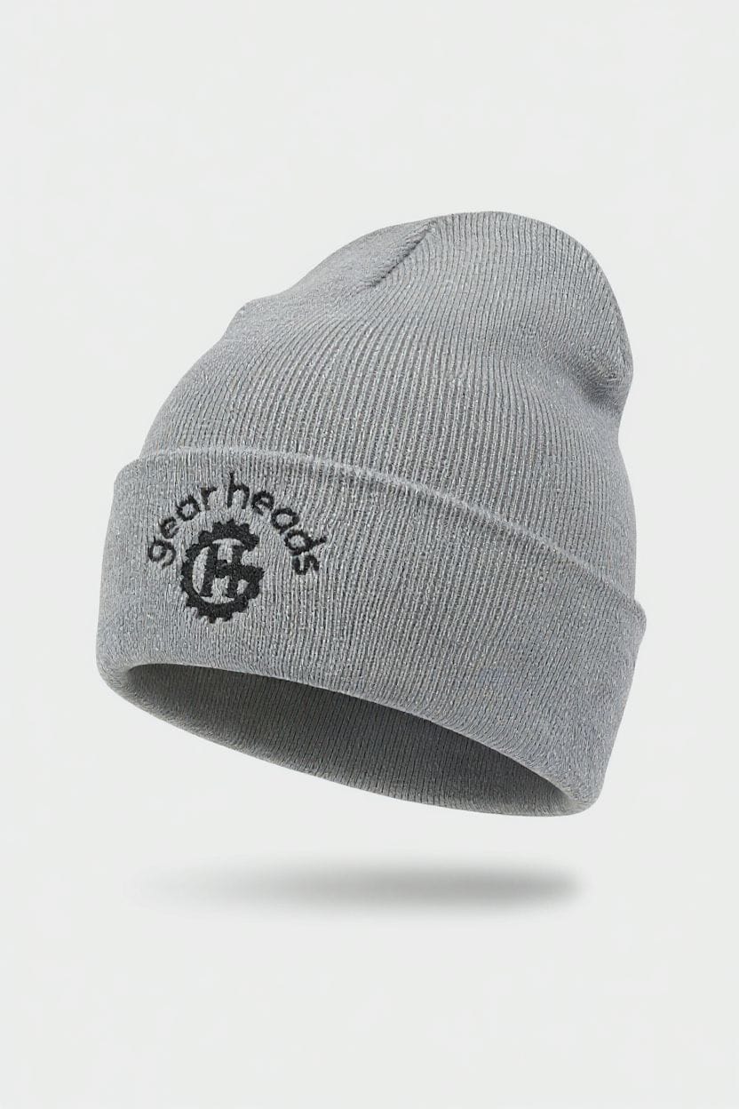 Gear Heads Embroidered Beanie